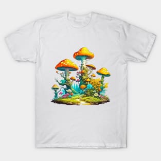 Mushroom in the imagination world T-Shirt